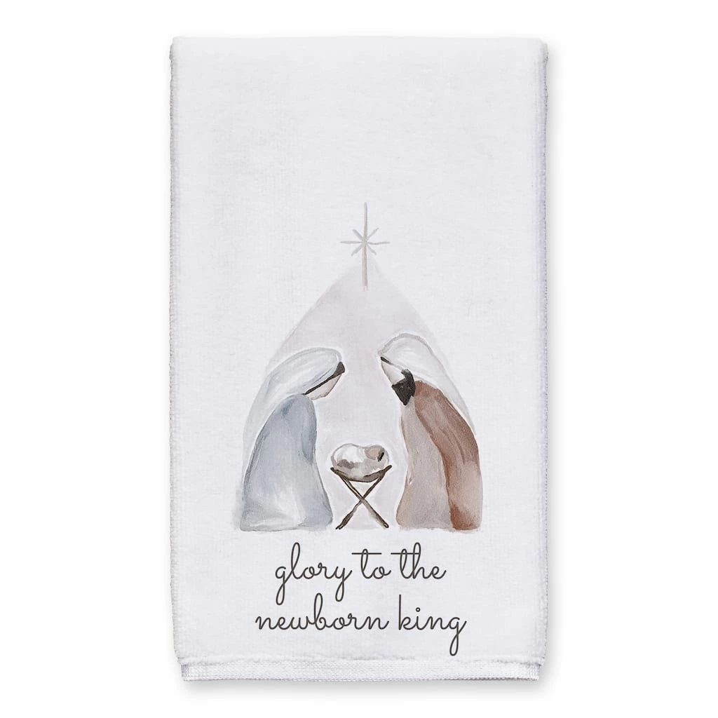 Flash Sale ๐ Glory to the Newborn King Tea Towel Set by Designs Direct โ๏ธ - Image 2