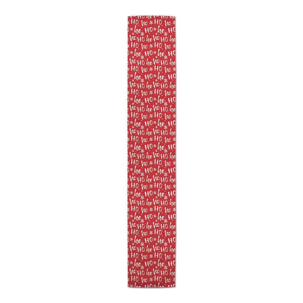 Outlet ๐ 72'' Ho Ho Ho Pattern Cotton Twill Runner by Designs Direct ๐ - Image 3
