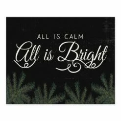 Promo 🥰 All Is Calm All Is Bright Tabletop Canvas by Designs Direct ✨