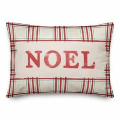 Hot Sale ⭐ Noel Plaid Throw Pillow by Designs Direct 🌟