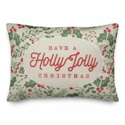 Top 10 🎉 Holly Jolly 🎅 Christmas Throw Pillow by Designs Direct 💯