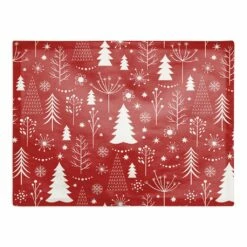 Wholesale 🔥 Winter Tree Pattern Poly Twill Placemat by Designs Direct 🔥