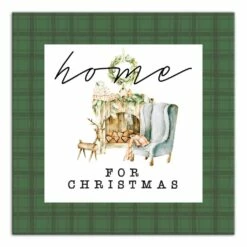 Best Pirce 🔥 Home For 🎅 Christmas Quilt Canvas Wall Art by Designs Direct 🔥
