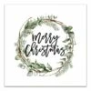 Deals 🌟 Merry 🎄 Christmas Wreath Canvas Wall Art by Designs Direct 🎉