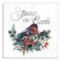 Wholesale ๐ Peace On Earth Bird Canvas Wall Art by Designs Direct โญ