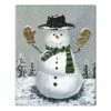 New 🥰 Wintery Snowman Canvas Wall Art by Designs Direct 🔔