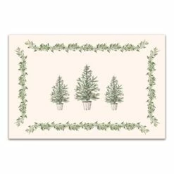 Best Pirce โค๏ธ Garlan Border โ Christmas Tree Canvas Wall Art by Designs Direct ๐