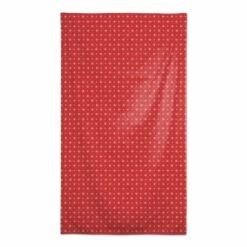 Coupon 👏 102" Red Snowflake Pattern Tablecloth by Designs Direct ⌛