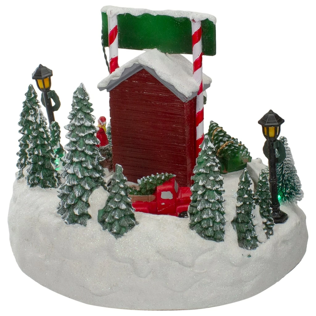 Promo π 9" Lighted & Animated π Christmas Tree Farm Winter Scene with Moving Cars by Northlight π - Image 5