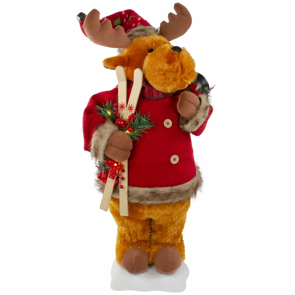 Promo ๐ 24" Lighted & Animated Musical Moose ๐ Christmas Figure by Northlight ๐