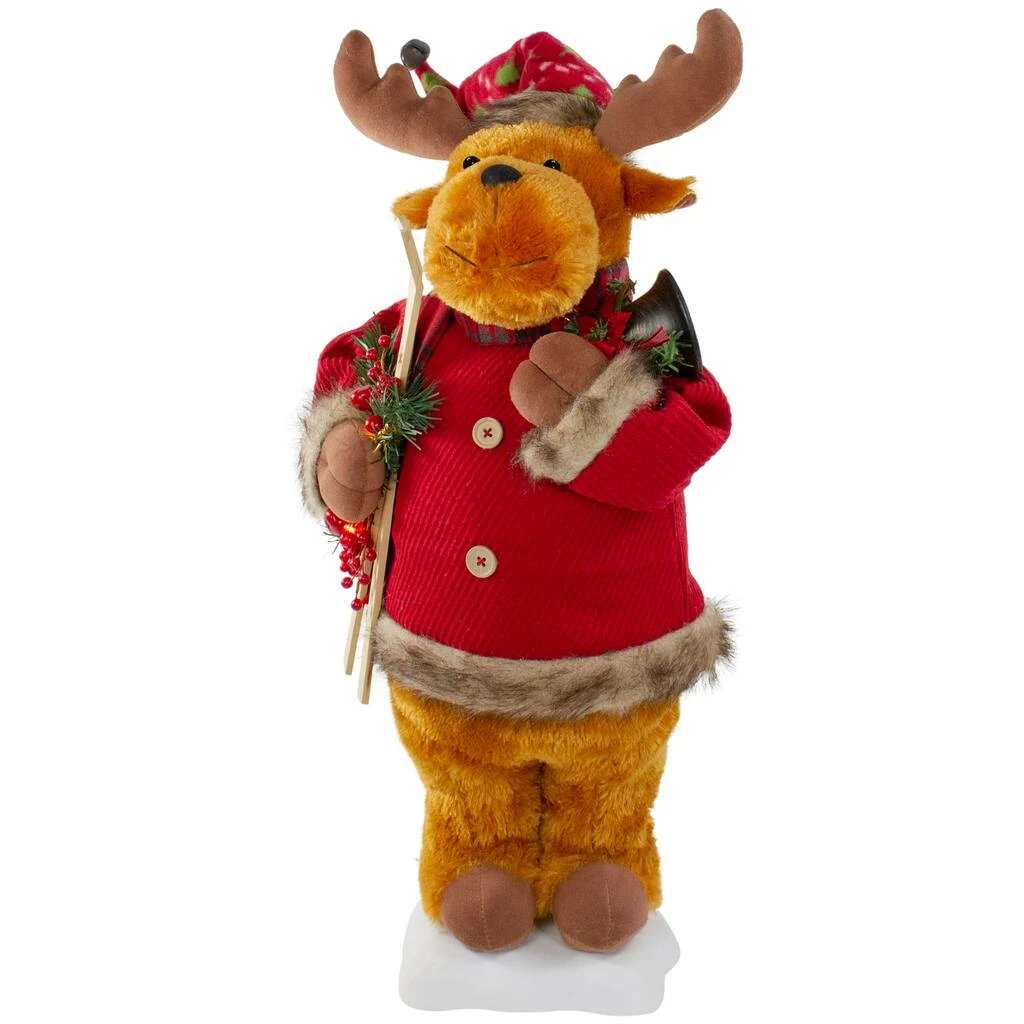 Promo ๐ 24" Lighted & Animated Musical Moose ๐ Christmas Figure by Northlight ๐ - Image 4