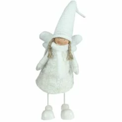 Brand new ๐ 27" White Bobble Girl Angel ๐ Christmas Tabletop Figurine by Northlight ๐คฉ
