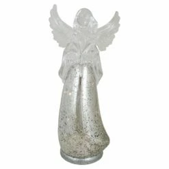 Budget ๐ 13" Lighted Angel Holding a Star ๐ Christmas Tabletop Figurine by Northlight ๐