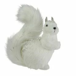 Best deal โจ 9" White Squirrel with Silver Gems ๐ Christmas Tabletop Decoration by Northlight ๐