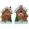 Promo 😉 Gingerbread Houses with Gingerbread Boy & Girl 🎄 Christmas Decoration Set by Northlight 👏