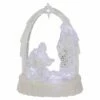 Flash Sale 🛒 7'' LED Lighted Musical Icy Crystal Nativity Scene ❄ Christmas Decoration by Northlight 😉