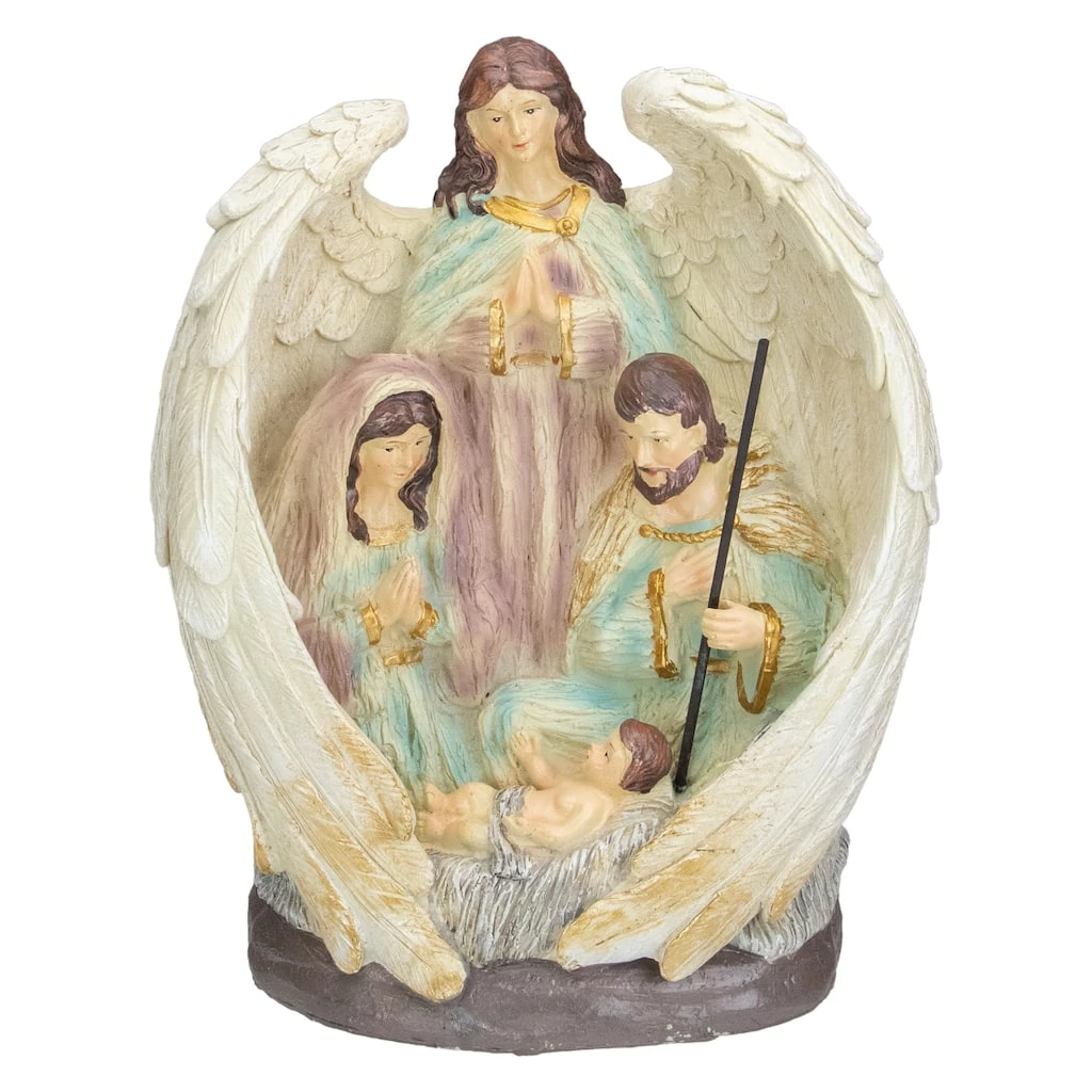 Outlet ๐ 11.25'' Holy Family and Angel ๐ Christmas Nativity Decoration by Northlight โญ