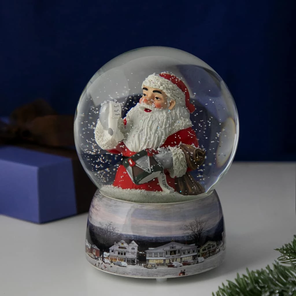 Coupon 🎁 6.5" Norman Rockwell A Drum for Tommy 🎁 Christmas Snow Globe by Northlight 🤩 - Image 2