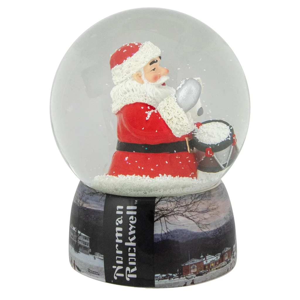 Coupon 🎁 6.5" Norman Rockwell A Drum for Tommy 🎁 Christmas Snow Globe by Northlight 🤩 - Image 6