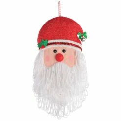 Brand new 🌟 21" ❄ Christmas Santa Head Plush by Amscan 👏