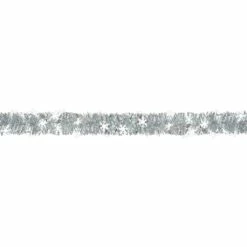 Buy 🥰 9 ft. Snowflake Tinsel 🎄 Christmas Boa Garland, 2ct. by Amscan 🛒