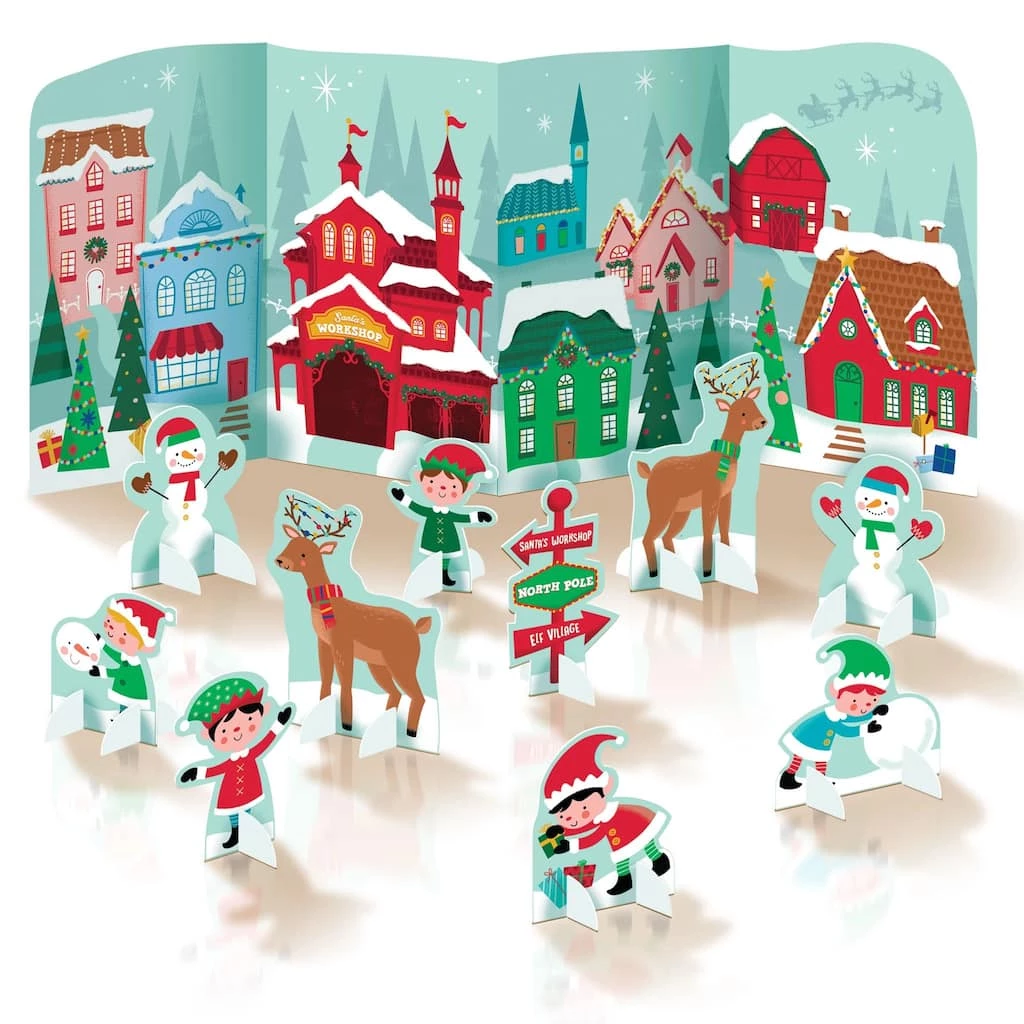 Brand new 🤩 Christmas North Pole Accordion Centerpiece by Amscan ✔️