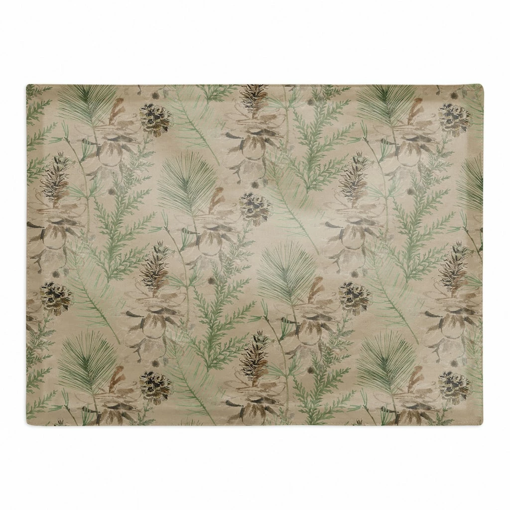 Best reviews of ๐ Pine Cones & Greenery on Brown Cotton Twill Placemat by Designs Direct ๐คฉ