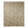 Discount ⭐ Pine & Birds on Brown Coral Fleece Blanket by Designs Direct ✨