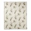 Brand new ⭐ Pine & Birds on White Coral Fleece Blanket by Designs Direct ❤️