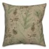 Cheapest ⌛ Pinecones & Greenery on Brown Square Throw Pillow by Designs Direct 🎉