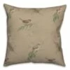 Flash Sale 🤩 Brown Pine & Birds Throw Pillow by Designs Direct 🎁