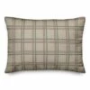 New ❤️ Brown Holiday Plaid Throw Pillow by Designs Direct 🥰