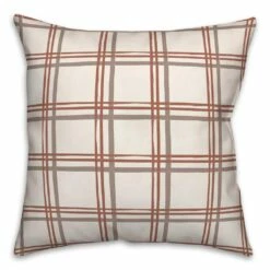 Hot Sale 👍 Holiday Plaid Throw Pillow by Designs Direct 🤩