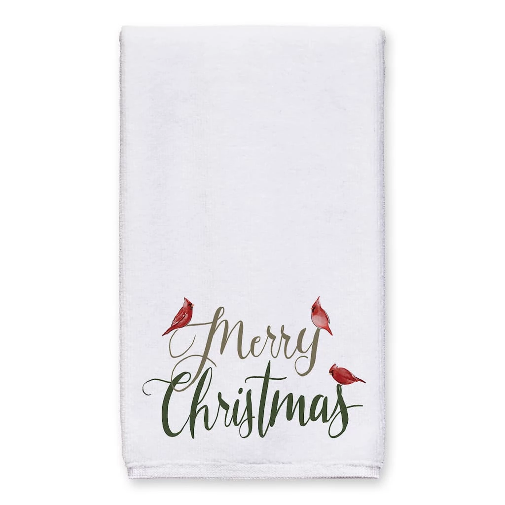 Best Pirce ๐ Merry ๐ Christmas Cardinals Tea Towel Set by Designs Direct ๐ - Image 2