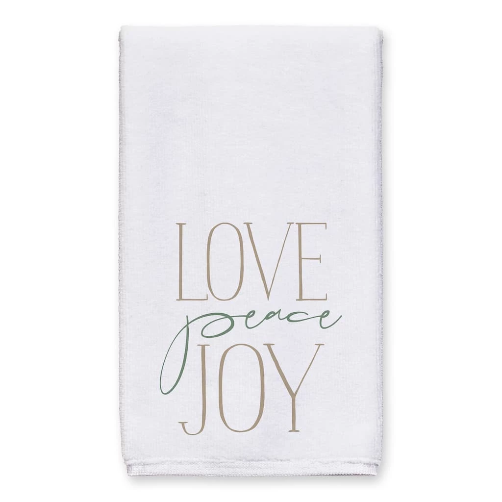 Coupon 👍 Love, Peace & Joy Tea Towel Set by Designs Direct 🛒 - Image 2