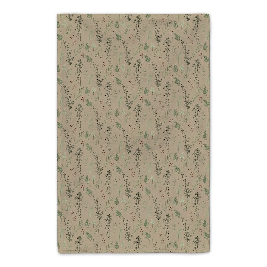 Best deal ๐ฏ Brown Holly Jolly โ Christmas Tea Towel Set by Designs Direct โ - Image 5