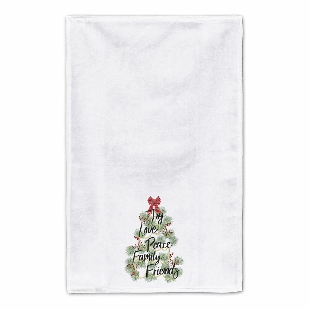 Top 10 😀 White 🎄 Christmas Word Tree Tea Towel Set by Designs Direct 👍 - Image 4