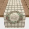 Budget ✔️ 72" Merry & Bright Plaid Cotton Twill Runner by Designs Direct 🧨