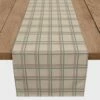 Best deal 🎉 72" Brown Holiday Plaid Cotton Twill Runner by Designs Direct ✔️