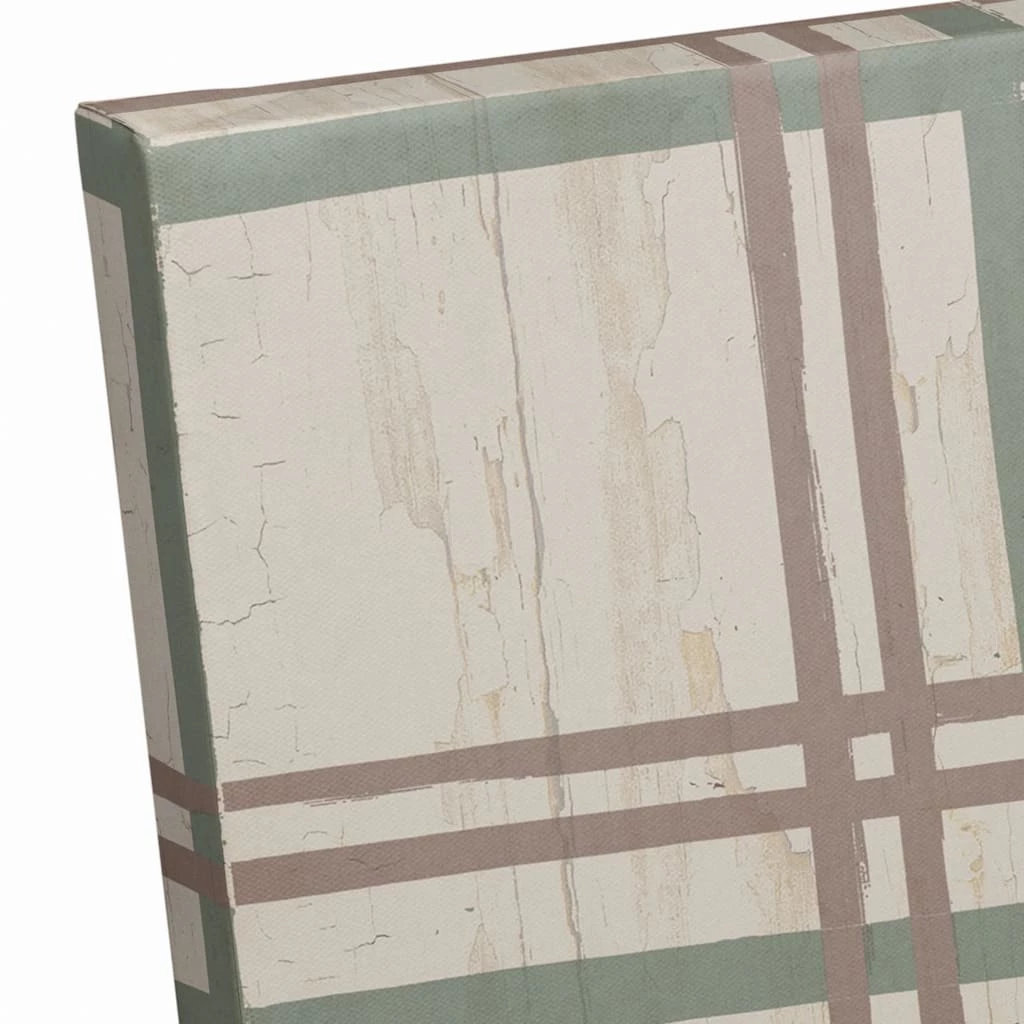 Budget π Happy Holidays Plaid Canvas Wall Art by Designs Direct π - Image 3